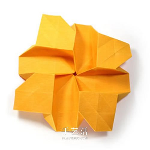 在川崎玫瑰上進(jìn)行改造 美麗紙玫瑰花手工折法 -  rpnrmr.com