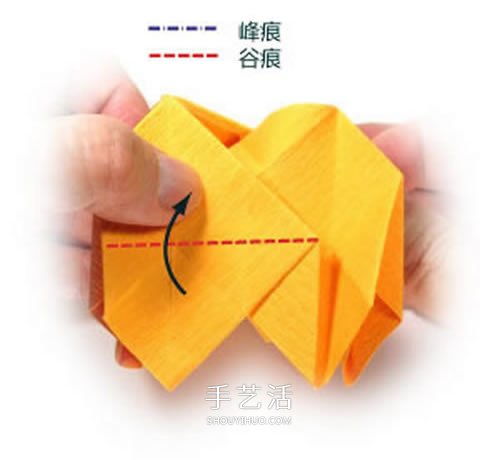 在川崎玫瑰上進(jìn)行改造 美麗紙玫瑰花手工折法 -  rpnrmr.com
