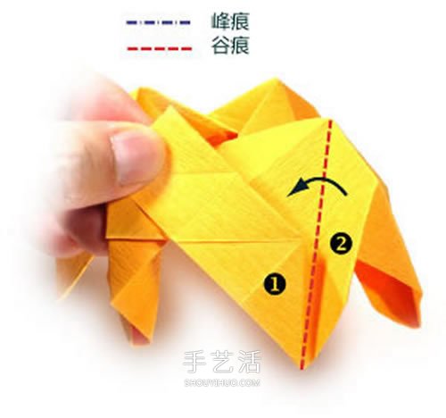 在川崎玫瑰上進(jìn)行改造 美麗紙玫瑰花手工折法 -  rpnrmr.com
