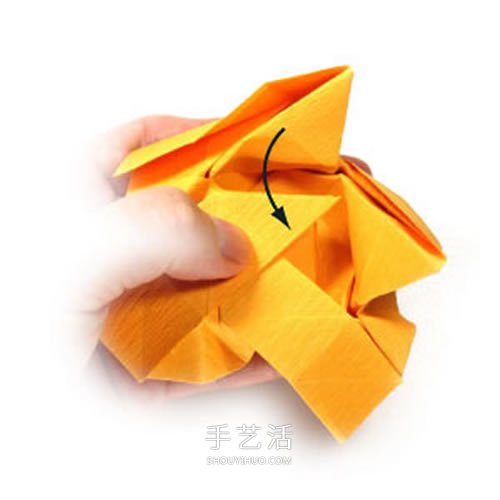 在川崎玫瑰上進(jìn)行改造 美麗紙玫瑰花手工折法 -  rpnrmr.com