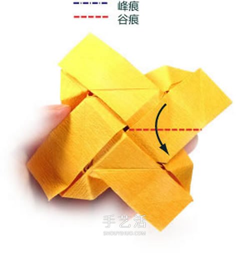 在川崎玫瑰上進(jìn)行改造 美麗紙玫瑰花手工折法 -  rpnrmr.com
