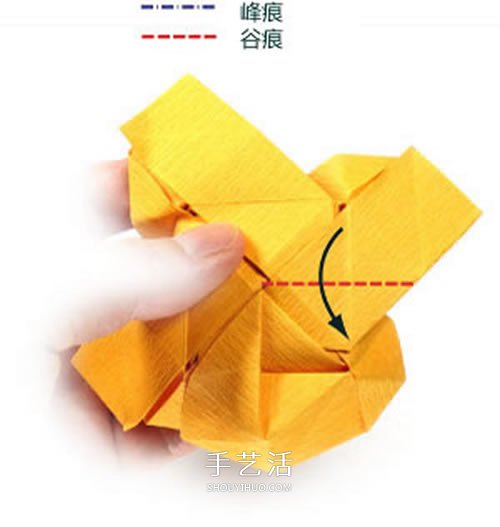 在川崎玫瑰上進(jìn)行改造 美麗紙玫瑰花手工折法 -  rpnrmr.com