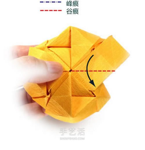 在川崎玫瑰上進(jìn)行改造 美麗紙玫瑰花手工折法 -  rpnrmr.com