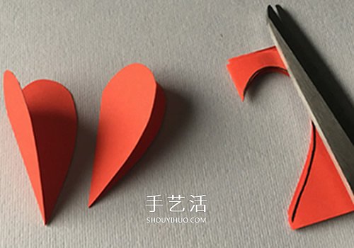 情人節(jié)立體花朵賀卡DIY 自制母親節(jié)愛心花賀卡 -  rpnrmr.com