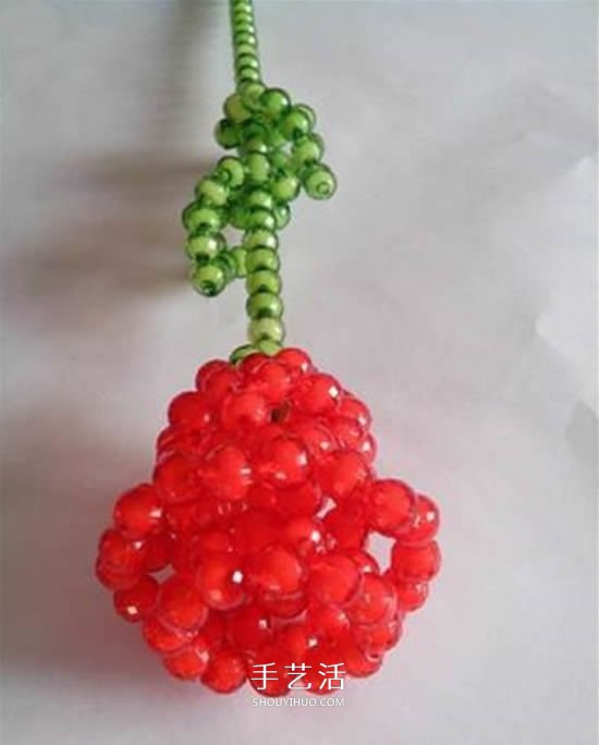 情人節(jié)串珠玫瑰花DIY 用串珠做紅玫瑰的方法 -  rpnrmr.com