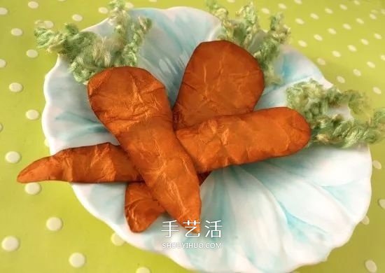 幼兒園手工做胡蘿卜 卡紙胡蘿卜的制作方法 -  rpnrmr.com