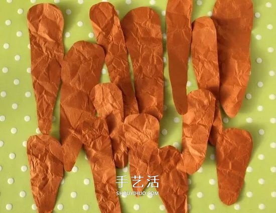 幼兒園手工做胡蘿卜 卡紙胡蘿卜的制作方法 -  rpnrmr.com