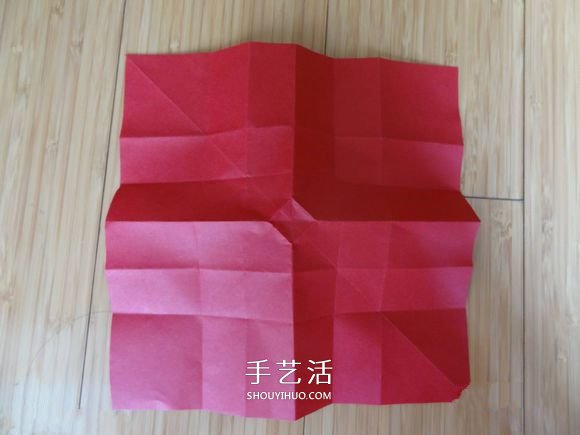 代表美麗和愛情！手工折紙卷心玫瑰步驟圖解 -  rpnrmr.com