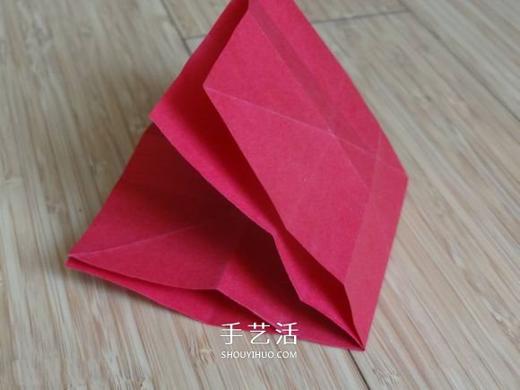 代表美麗和愛情！手工折紙卷心玫瑰步驟圖解 -  rpnrmr.com