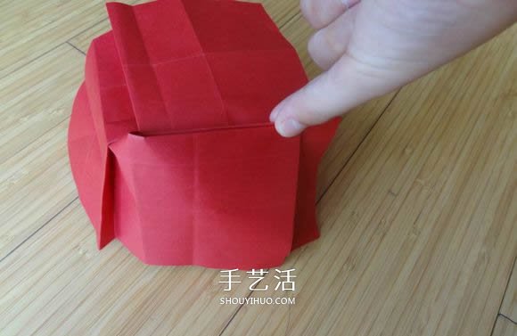 代表美麗和愛情！手工折紙卷心玫瑰步驟圖解 -  rpnrmr.com