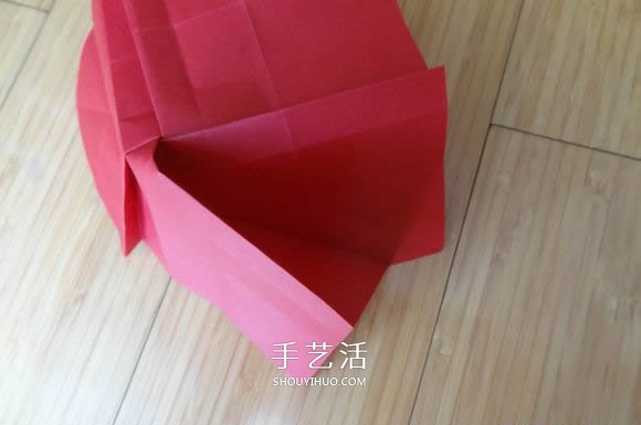 代表美麗和愛情！手工折紙卷心玫瑰步驟圖解 -  rpnrmr.com