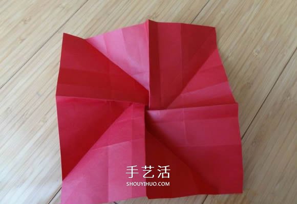 代表美麗和愛情！手工折紙卷心玫瑰步驟圖解 -  rpnrmr.com