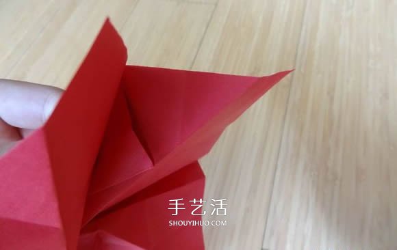 代表美麗和愛情！手工折紙卷心玫瑰步驟圖解 -  rpnrmr.com