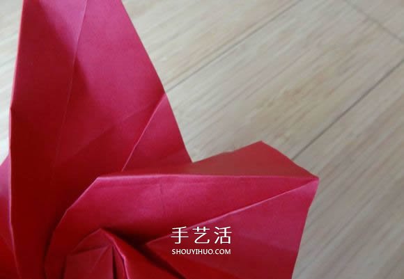 代表美麗和愛情！手工折紙卷心玫瑰步驟圖解 -  rpnrmr.com