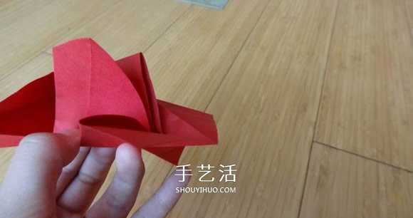 代表美麗和愛情！手工折紙卷心玫瑰步驟圖解 -  rpnrmr.com