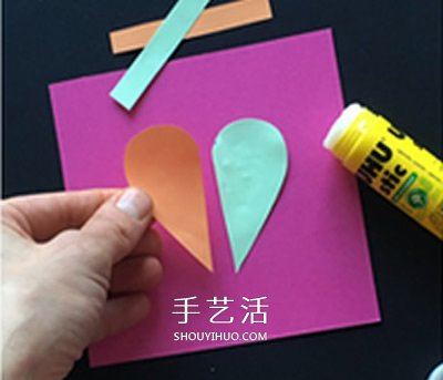 卡通風(fēng)情人節(jié)賀卡制作 可愛(ài)愛(ài)心賀卡的做法 -  rpnrmr.com