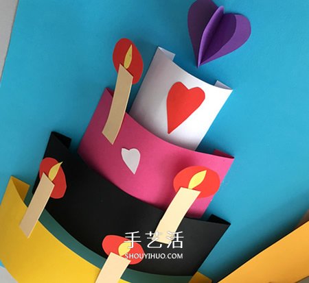 超好看的生日賀卡DIY 立體生日蛋糕賀卡做法 -  rpnrmr.com