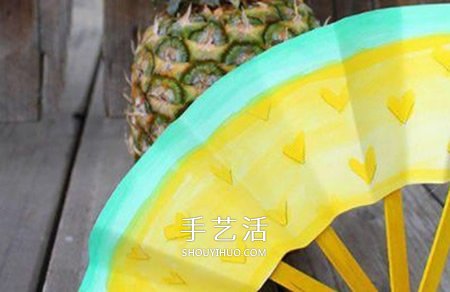 雪糕棒做紙扇子的方法 兒童手工紙扇的做法 -  rpnrmr.com