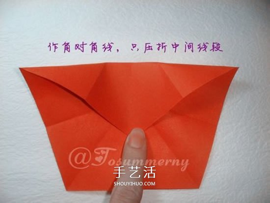 手工五星花的折法圖解 還可以做成花型收納盒 -  rpnrmr.com