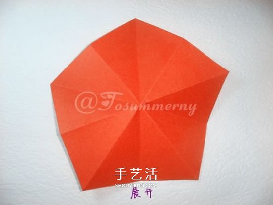 手工五星花的折法圖解 還可以做成花型收納盒 -  rpnrmr.com