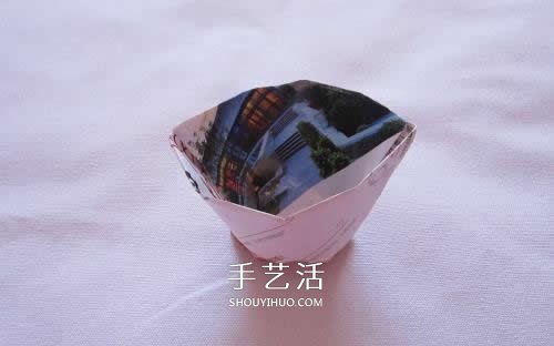 用廢紙折疊垃圾盒圖解 手工簡(jiǎn)易垃圾盒怎么做 -  rpnrmr.com