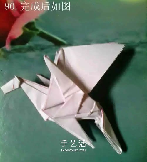 如何折紙飛馬的圖解教程 手工天馬的折法步驟 -  rpnrmr.com