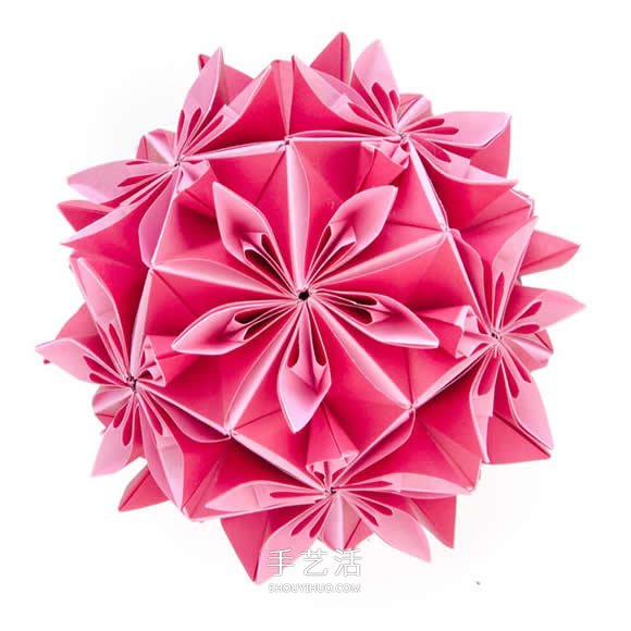 結合日本藥玉與數(shù)學幾何之美 立體紙球花藝術 -  rpnrmr.com