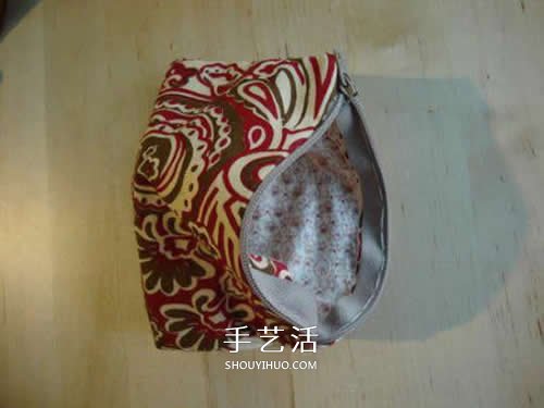 雙層拉鏈布包的做法 自制布藝?yán)湴麯IY圖解 -  rpnrmr.com