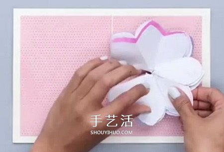 美麗的春天手工 卡紙做立體花朵賀卡的方法 -  rpnrmr.com