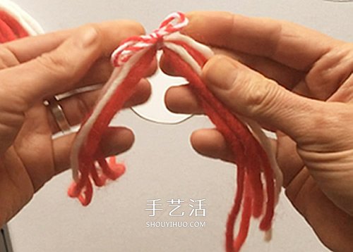 辮子姑娘手工制作方法 卡紙和毛線做女孩圖解 -  rpnrmr.com