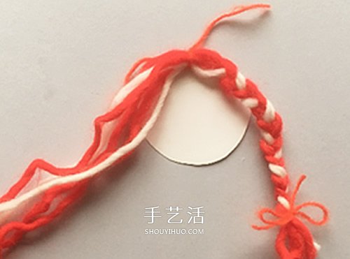 辮子姑娘手工制作方法 卡紙和毛線做女孩圖解 -  rpnrmr.com