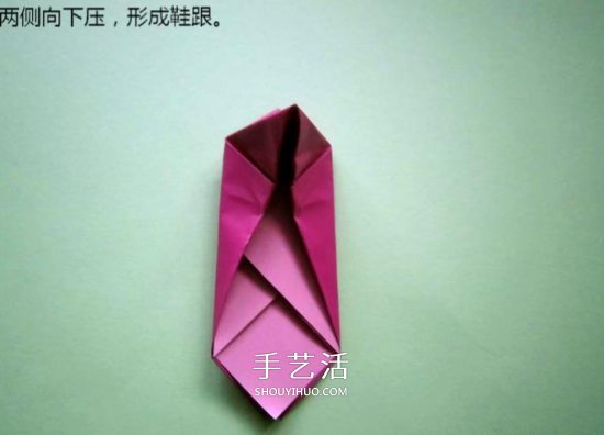 手工折紙高跟鞋怎么折 立體高跟鞋子的折法 -  rpnrmr.com