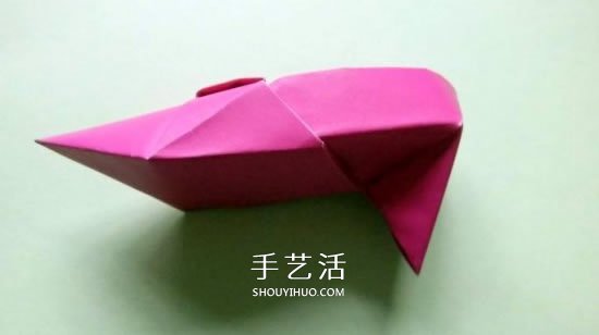 手工折紙高跟鞋怎么折 立體高跟鞋子的折法 -  rpnrmr.com