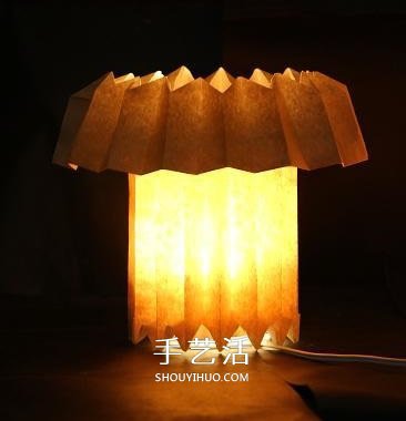 創(chuàng)意紙燈罩的折紙方法 漂亮燈罩的折法圖解 -  rpnrmr.com