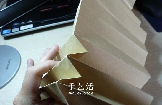 創(chuàng)意紙燈罩的折紙方法 漂亮燈罩的折法圖解 -  rpnrmr.com
