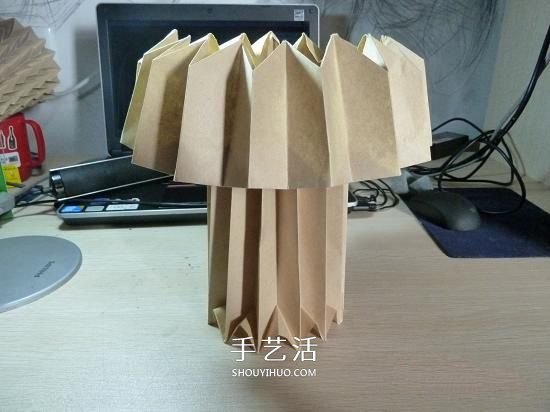 創(chuàng)意紙燈罩的折紙方法 漂亮燈罩的折法圖解 -  rpnrmr.com