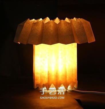 創(chuàng)意紙燈罩的折紙方法 漂亮燈罩的折法圖解 -  rpnrmr.com