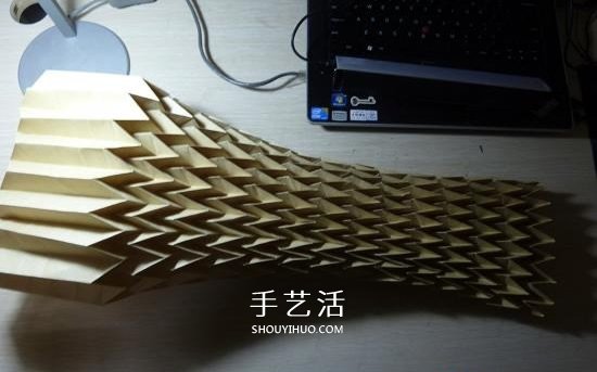 創(chuàng)意紙燈罩的折紙方法 漂亮燈罩的折法圖解 -  rpnrmr.com