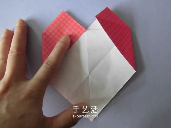 愛心插花的折法圖解 簡單帶花瓶的心形折紙 -  rpnrmr.com