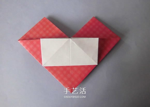 愛心插花的折法圖解 簡單帶花瓶的心形折紙 -  rpnrmr.com