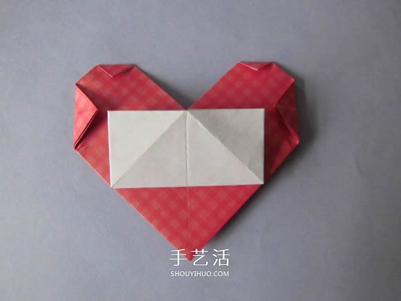 愛心插花的折法圖解 簡單帶花瓶的心形折紙 -  rpnrmr.com