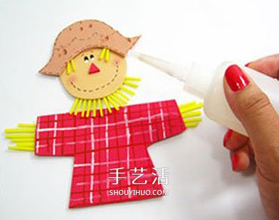 簡(jiǎn)單稻草人的做法圖解 手工制作稻草人裝飾品 -  rpnrmr.com