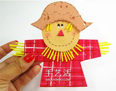 簡(jiǎn)單稻草人的做法圖解 手工制作稻草人裝飾品 -  rpnrmr.com
