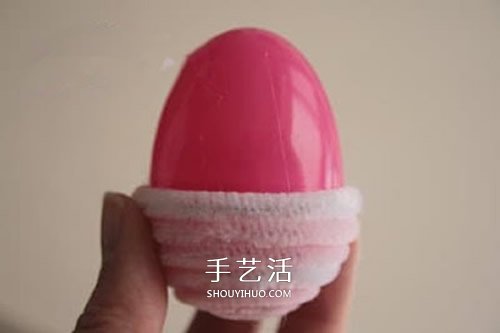 奇趣蛋塑料蛋殼廢物利用 手工制作復活節(jié)彩蛋 -  rpnrmr.com