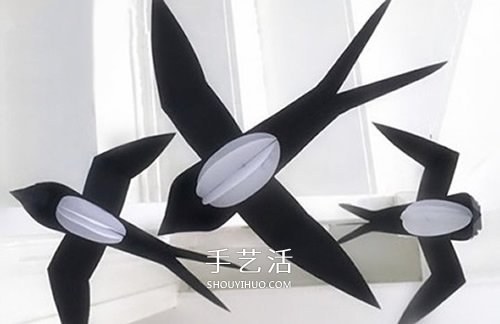 冬去春至燕歸來！卡紙手工制作立體衍紙的方法 -  rpnrmr.com