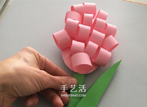 幼兒手工制作風(fēng)信子 卡紙做風(fēng)信子花的教程 -  rpnrmr.com
