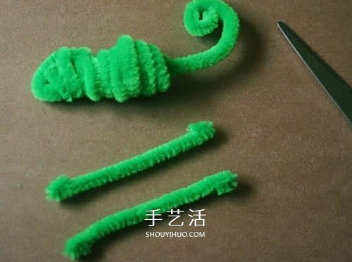 幼兒園手工制作變色龍 扭扭棒做變色龍的方法 -  rpnrmr.com