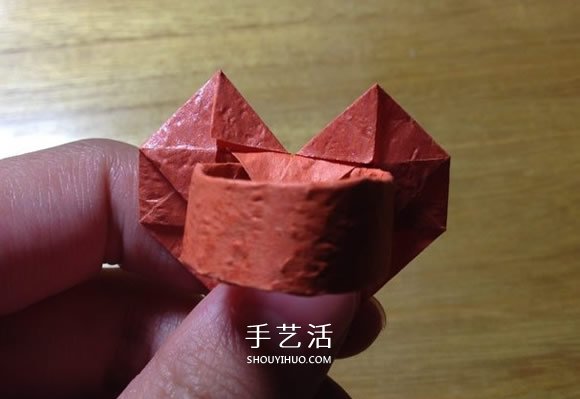 愛心戒指的折法圖解 怎么折心形戒指的教程 -  rpnrmr.com