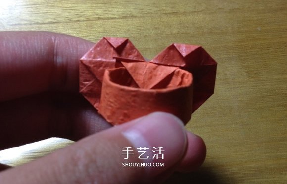 愛心戒指的折法圖解 怎么折心形戒指的教程 -  rpnrmr.com