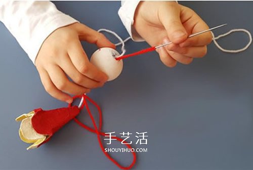雞蛋托做娃娃的方法 廢物利用DIY人偶娃娃掛飾 -  rpnrmr.com